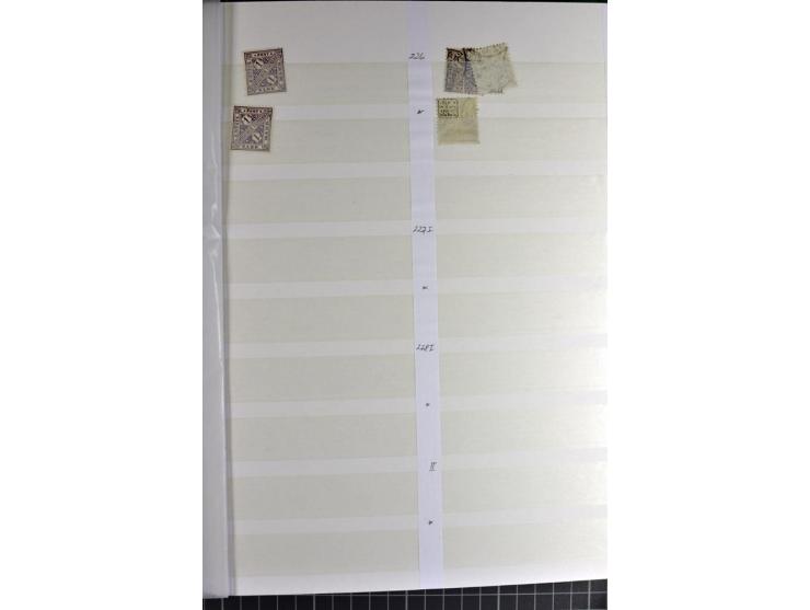  1851/1923, postfrischer, ungebrauchter und gestempelter Bestand mit u.a. Mi.-Nr. 1c, 34, 42b (Fotoattest Heinrich BPP), 58 e