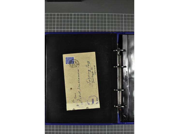 1868/71, Sammlung mit 22 Briefen, dabei schöne Mehrfach- und Mischfrankaturen, ganz überwiegend Auslandsfrankaturen, dazu 3 w
