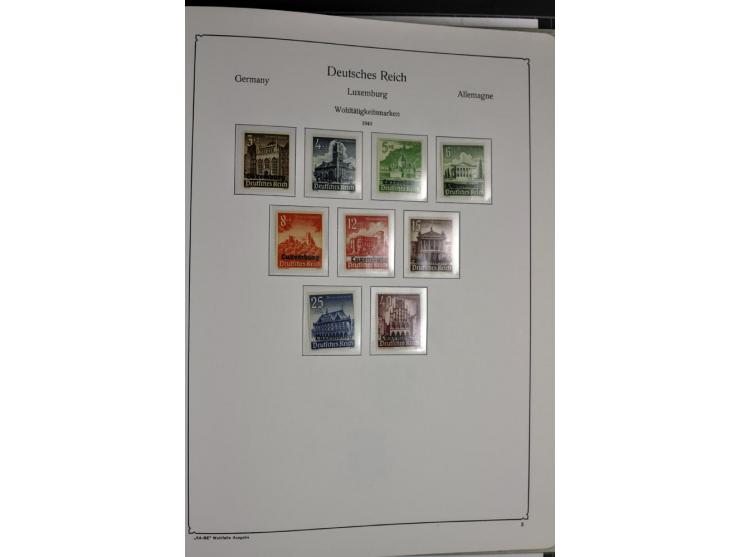 1872/1945, postfrische, ungebrauchte und gestempelte Sammlung mit u.a. Mi.-Nr. 66, VI auf Karte, 177, 179, 196I, 438-39, Bl.2