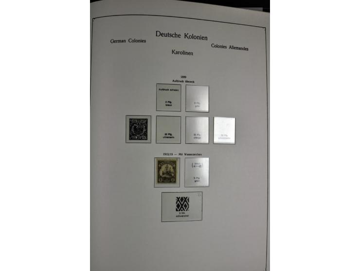 1872/1945, postfrische, ungebrauchte und gestempelte Sammlung mit u.a. Mi.-Nr. 66, VI auf Karte, 177, 179, 196I, 438-39, Bl.2