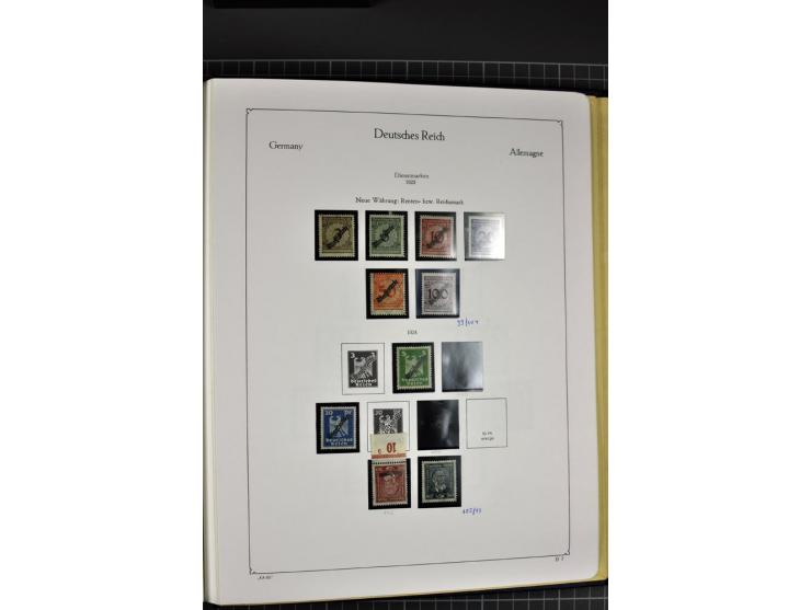 1872/1945, postfrische und ungebrauchte Sammlung mit Bl.1, 2, 3, allen Zeppelin (teils Neugummi) etc.