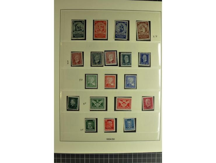 1872/1945, ungebrauchte, postfrische und gestempelte Sammlung, über weite strecken komplett mit recht schönem Brustschildteil