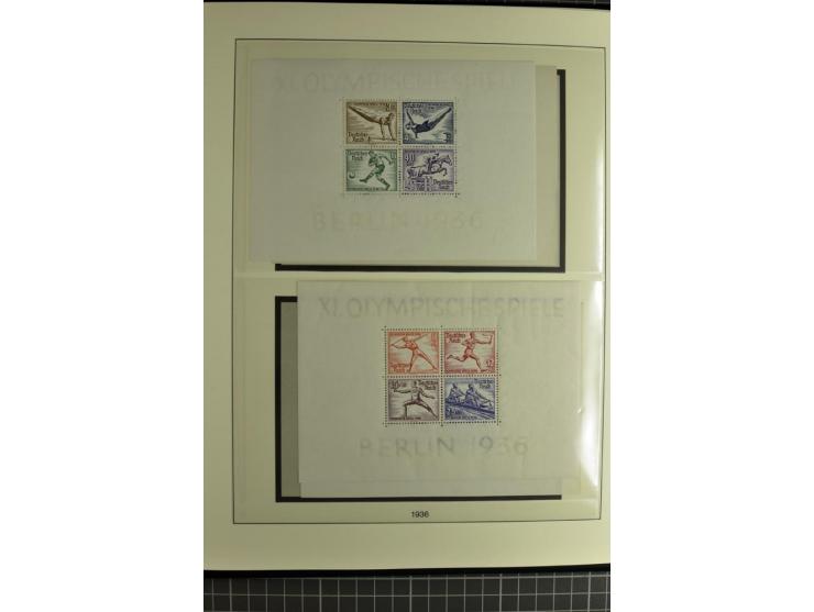 1872/1945, ungebrauchte, postfrische und gestempelte Sammlung, über weite strecken komplett mit recht schönem Brustschildteil