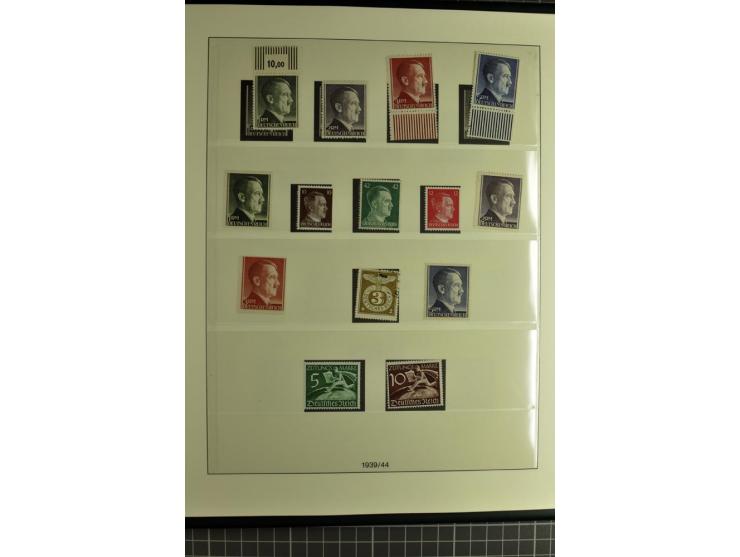 1872/1945, ungebrauchte, postfrische und gestempelte Sammlung, über weite strecken komplett mit recht schönem Brustschildteil