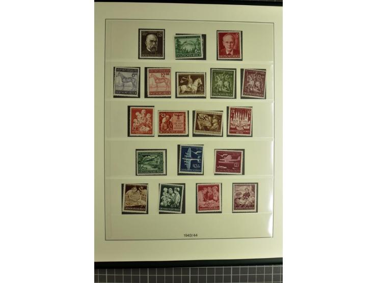 1872/1945, ungebrauchte, postfrische und gestempelte Sammlung, über weite strecken komplett mit recht schönem Brustschildteil