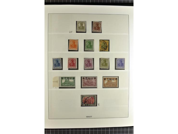 1872/1945, ungebrauchte, postfrische und gestempelte Sammlung, über weite strecken komplett mit recht schönem Brustschildteil