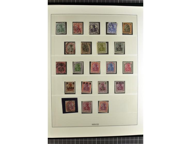 1872/1945, ungebrauchte, postfrische und gestempelte Sammlung, über weite strecken komplett mit recht schönem Brustschildteil