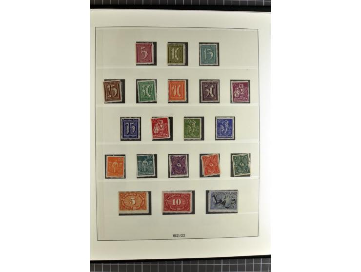 1872/1945, ungebrauchte, postfrische und gestempelte Sammlung, über weite strecken komplett mit recht schönem Brustschildteil