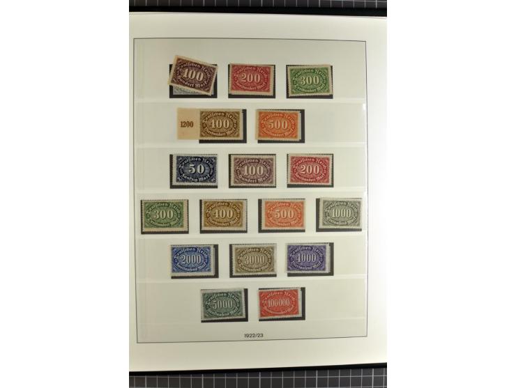 1872/1945, ungebrauchte, postfrische und gestempelte Sammlung, über weite strecken komplett mit recht schönem Brustschildteil