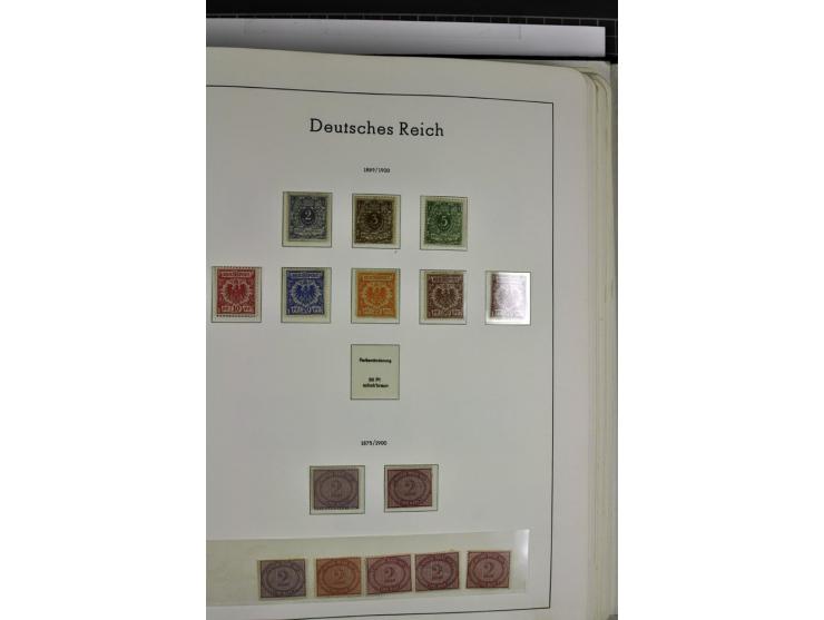 1872/1945, vorwiegend ungebrauchte und gestempelte Sammlung, beginnend mit einem guten Teil Brustschilde dabei Mi.-Nr. 1-2 un