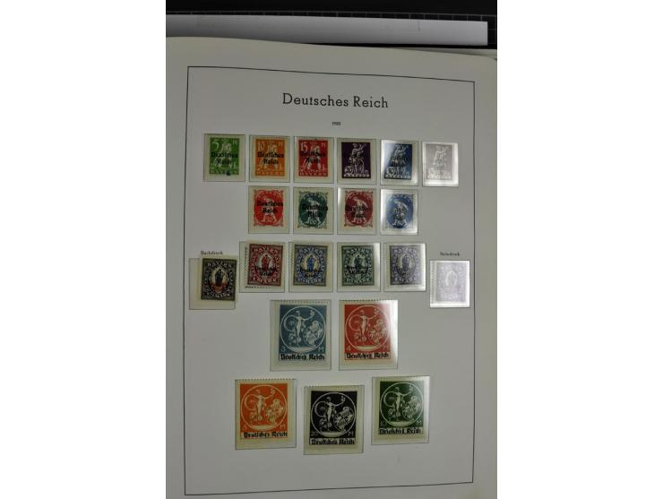 1872/1945, vorwiegend ungebrauchte und gestempelte Sammlung, beginnend mit einem guten Teil Brustschilde dabei Mi.-Nr. 1-2 un