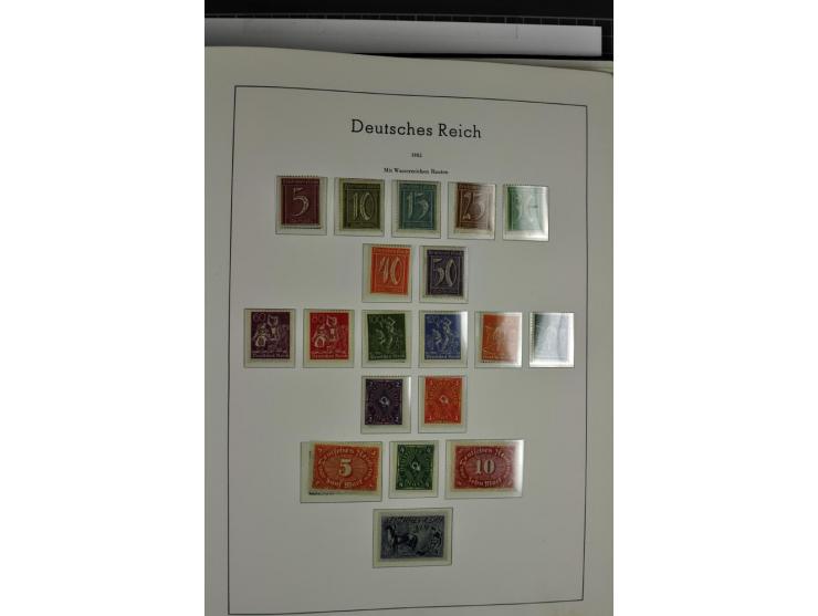 1872/1945, vorwiegend ungebrauchte und gestempelte Sammlung, beginnend mit einem guten Teil Brustschilde dabei Mi.-Nr. 1-2 un