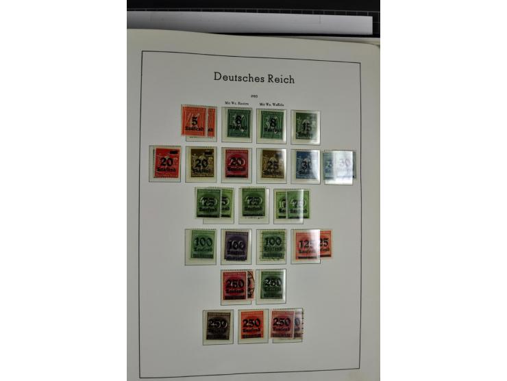 1872/1945, vorwiegend ungebrauchte und gestempelte Sammlung, beginnend mit einem guten Teil Brustschilde dabei Mi.-Nr. 1-2 un
