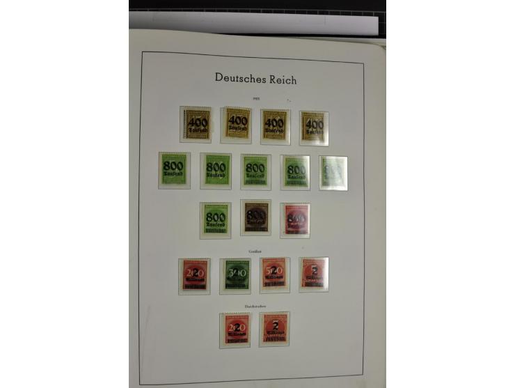1872/1945, vorwiegend ungebrauchte und gestempelte Sammlung, beginnend mit einem guten Teil Brustschilde dabei Mi.-Nr. 1-2 un