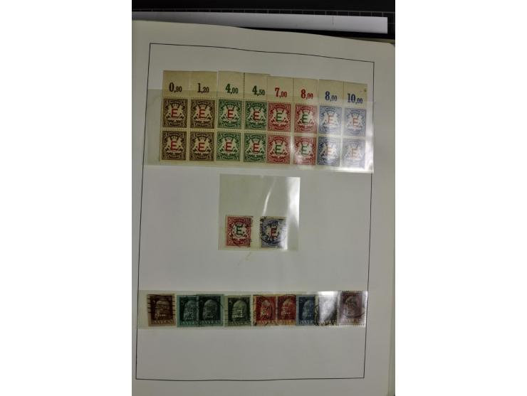 1872/1945, vorwiegend ungebrauchte und gestempelte Sammlung, beginnend mit einem guten Teil Brustschilde dabei Mi.-Nr. 1-2 un