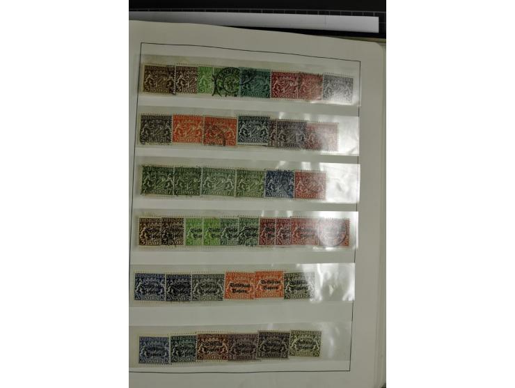 1872/1945, vorwiegend ungebrauchte und gestempelte Sammlung, beginnend mit einem guten Teil Brustschilde dabei Mi.-Nr. 1-2 un