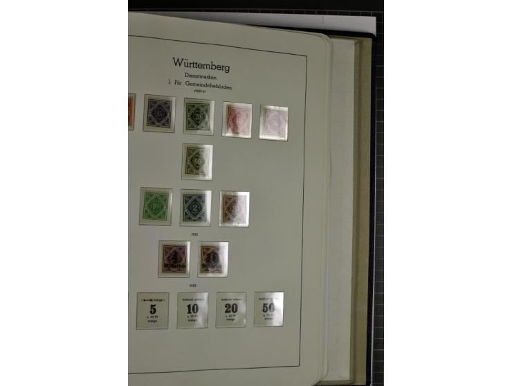 1872/1945, vorwiegend ungebrauchte und gestempelte Sammlung, beginnend mit einem guten Teil Brustschilde dabei Mi.-Nr. 1-2 un