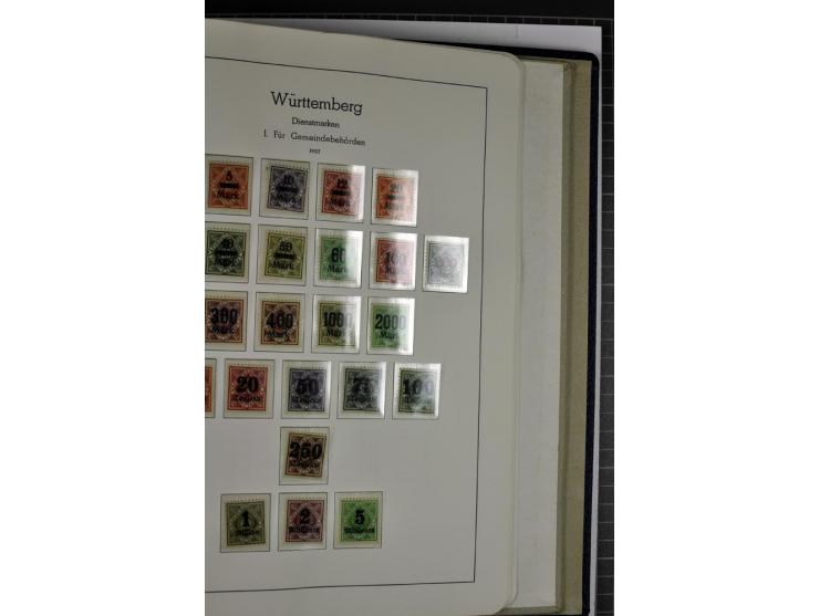 1872/1945, vorwiegend ungebrauchte und gestempelte Sammlung, beginnend mit einem guten Teil Brustschilde dabei Mi.-Nr. 1-2 un