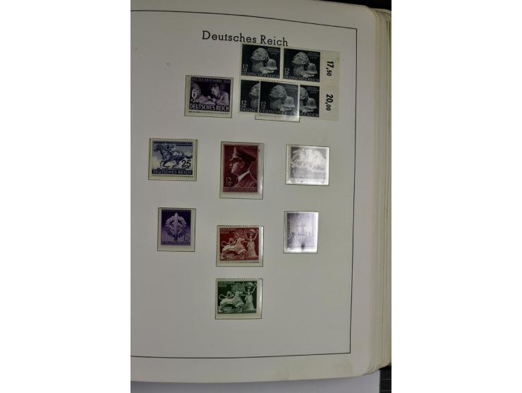 1872/1945, vorwiegend ungebrauchte und gestempelte Sammlung, beginnend mit einem guten Teil Brustschilde dabei Mi.-Nr. 1-2 un