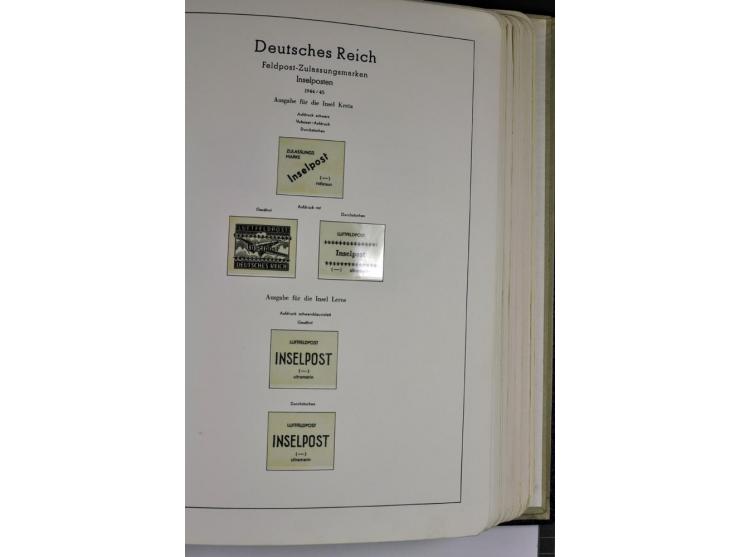 1872/1945, vorwiegend ungebrauchte und gestempelte Sammlung, beginnend mit einem guten Teil Brustschilde dabei Mi.-Nr. 1-2 un