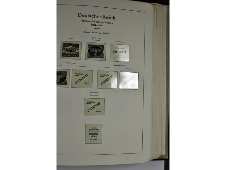 1872/1945, vorwiegend ungebrauchte und gestempelte Sammlung, beginnend mit einem guten Teil Brustschilde dabei Mi.-Nr. 1-2 un