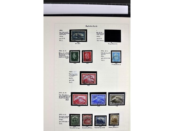 1872/1945, in den Hauptnummern augenscheinlich kpl. ungebrauchte und gestempelte Sammlung inkl. Dienstmarken im Vordruckalbum