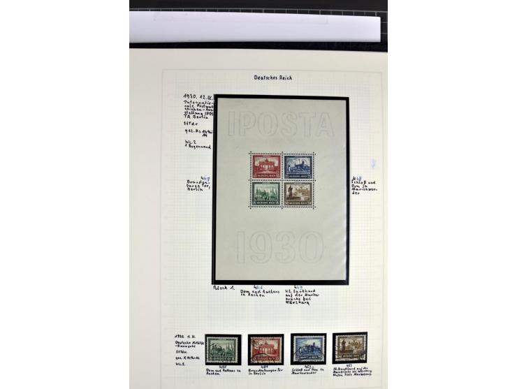 1872/1945, in den Hauptnummern augenscheinlich kpl. ungebrauchte und gestempelte Sammlung inkl. Dienstmarken im Vordruckalbum