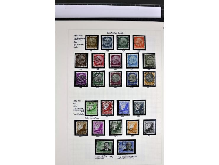 1872/1945, in den Hauptnummern augenscheinlich kpl. ungebrauchte und gestempelte Sammlung inkl. Dienstmarken im Vordruckalbum