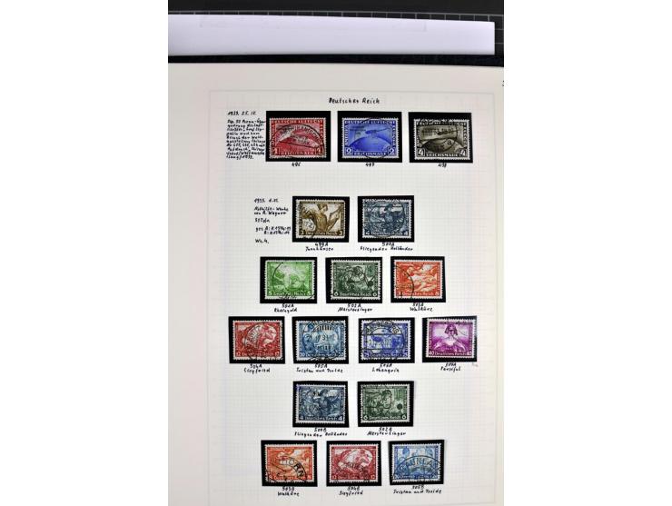 1872/1945, in den Hauptnummern augenscheinlich kpl. ungebrauchte und gestempelte Sammlung inkl. Dienstmarken im Vordruckalbum