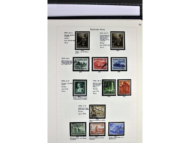 1872/1945, in den Hauptnummern augenscheinlich kpl. ungebrauchte und gestempelte Sammlung inkl. Dienstmarken im Vordruckalbum