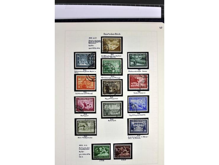 1872/1945, in den Hauptnummern augenscheinlich kpl. ungebrauchte und gestempelte Sammlung inkl. Dienstmarken im Vordruckalbum