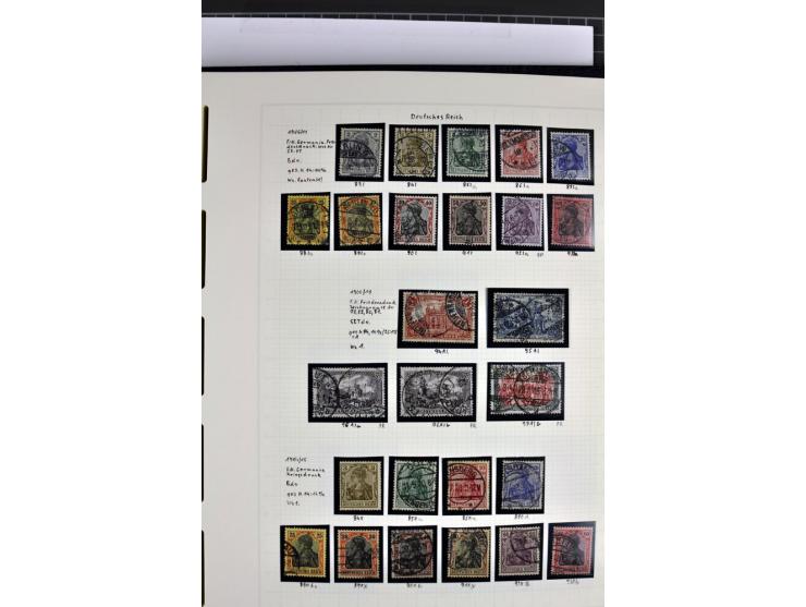 1872/1945, in den Hauptnummern augenscheinlich kpl. ungebrauchte und gestempelte Sammlung inkl. Dienstmarken im Vordruckalbum
