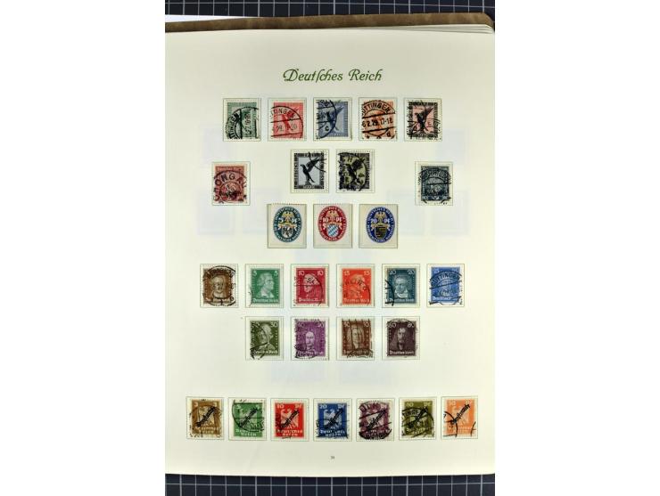 1872/1945, postfrische, ungebrauchte und gestempelte Sammlung mit u.a. Mi.-Nr. 24 sign. und Befund Hennies, 66II, 438-39, 456