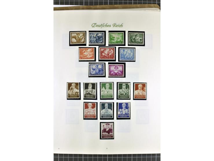1872/1945, postfrische, ungebrauchte und gestempelte Sammlung mit u.a. Mi.-Nr. 24 sign. und Befund Hennies, 66II, 438-39, 456