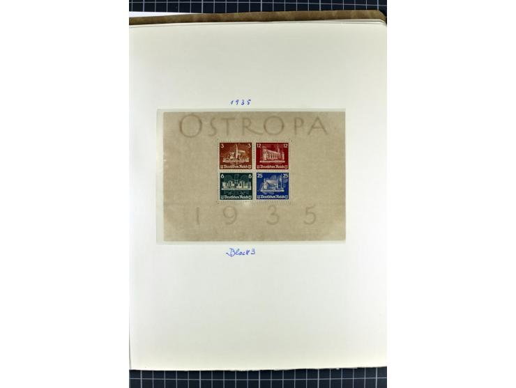 1872/1945, postfrische, ungebrauchte und gestempelte Sammlung mit u.a. Mi.-Nr. 24 sign. und Befund Hennies, 66II, 438-39, 456
