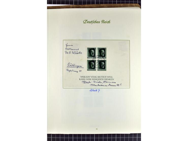 1872/1945, postfrische, ungebrauchte und gestempelte Sammlung mit u.a. Mi.-Nr. 24 sign. und Befund Hennies, 66II, 438-39, 456