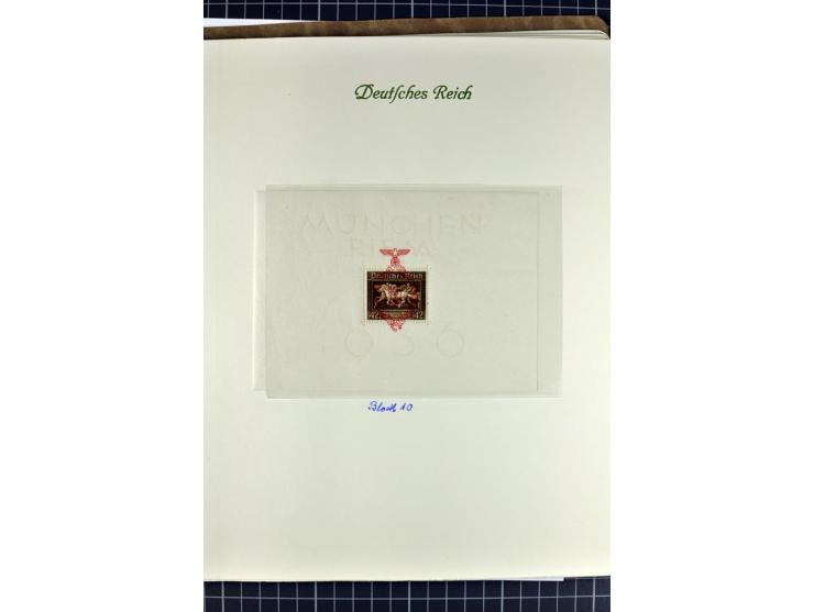 1872/1945, postfrische, ungebrauchte und gestempelte Sammlung mit u.a. Mi.-Nr. 24 sign. und Befund Hennies, 66II, 438-39, 456