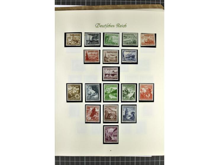 1872/1945, postfrische, ungebrauchte und gestempelte Sammlung mit u.a. Mi.-Nr. 24 sign. und Befund Hennies, 66II, 438-39, 456
