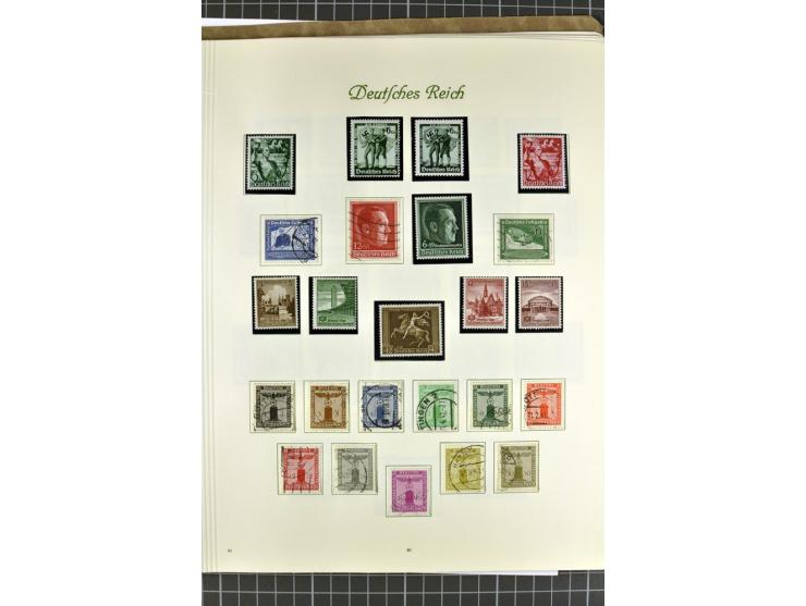 1872/1945, postfrische, ungebrauchte und gestempelte Sammlung mit u.a. Mi.-Nr. 24 sign. und Befund Hennies, 66II, 438-39, 456