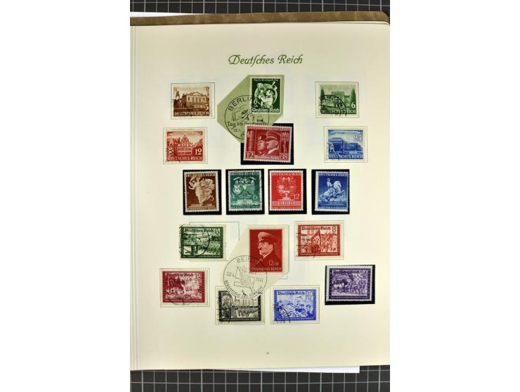 1872/1945, postfrische, ungebrauchte und gestempelte Sammlung mit u.a. Mi.-Nr. 24 sign. und Befund Hennies, 66II, 438-39, 456
