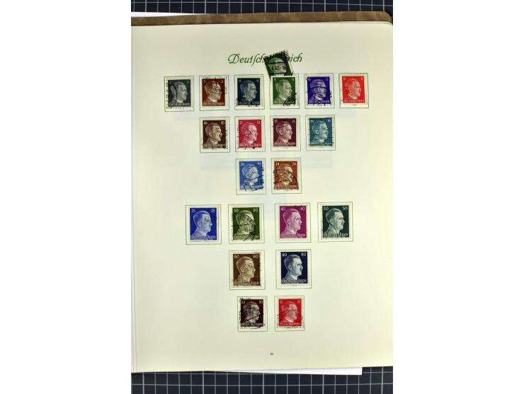 1872/1945, postfrische, ungebrauchte und gestempelte Sammlung mit u.a. Mi.-Nr. 24 sign. und Befund Hennies, 66II, 438-39, 456