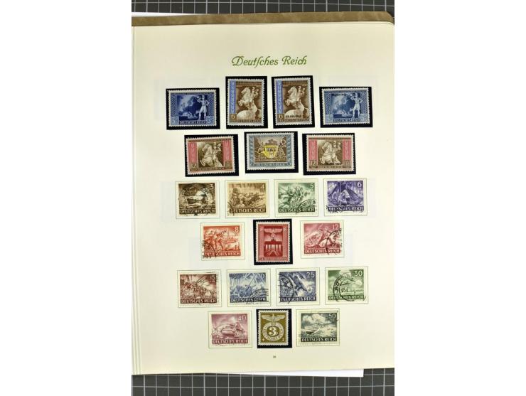 1872/1945, postfrische, ungebrauchte und gestempelte Sammlung mit u.a. Mi.-Nr. 24 sign. und Befund Hennies, 66II, 438-39, 456