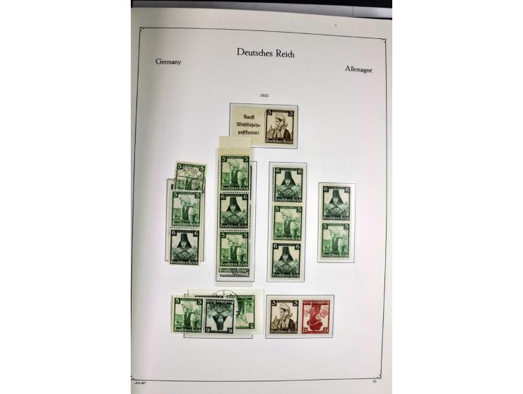 1872/1945, ungebrauchte/postfrische und gestempelte Sammlung, beginnend mit schönem Brustschildteil, dann u.a. Mi.-Nr. 66 ges
