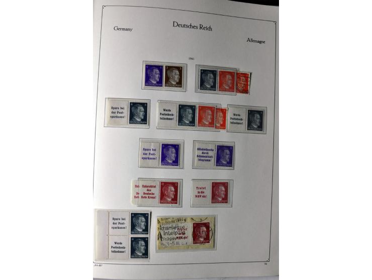 1872/1945, ungebrauchte/postfrische und gestempelte Sammlung, beginnend mit schönem Brustschildteil, dann u.a. Mi.-Nr. 66 ges