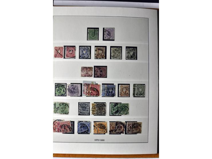 1872/1945, ungebrauchte/postfrische und gestempelte Sammlung, beginnend mit schönem Brustschildteil, dann u.a. Mi.-Nr. 66 ges