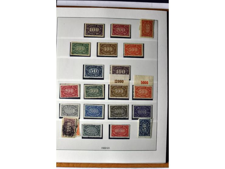 1872/1945, ungebrauchte/postfrische und gestempelte Sammlung, beginnend mit schönem Brustschildteil, dann u.a. Mi.-Nr. 66 ges