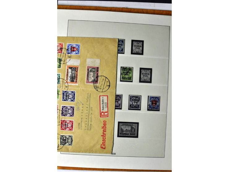 1872/1945, ungebrauchte/postfrische und gestempelte Sammlung, beginnend mit schönem Brustschildteil, dann u.a. Mi.-Nr. 66 ges