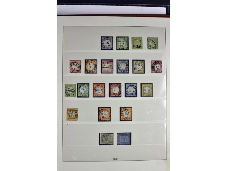 1872/1945, postfrische, ungebrauchte und gestempelte Sammlung mit allen Zeppelinen und Blocks, dazu etwas Besetzung II und Do