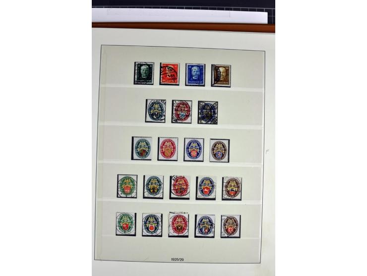 1872/1945, postfrische, ungebrauchte und gestempelte Sammlung mit allen Zeppelinen und Blocks, dazu etwas Besetzung II und Do