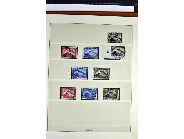 1872/1945, postfrische, ungebrauchte und gestempelte Sammlung mit allen Zeppelinen und Blocks, dazu etwas Besetzung II und Do